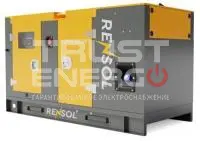 Дизельный генератор Rensol RD220HC в кожухе