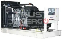 Дизельный генератор Hertz HG 44 PC с АВР Открытая на раме Perkins 1103A-33TG1 trustenergo.ru