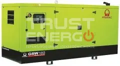 Дизельный генератор Pramac GSW 180 P В кожухе с АВР
